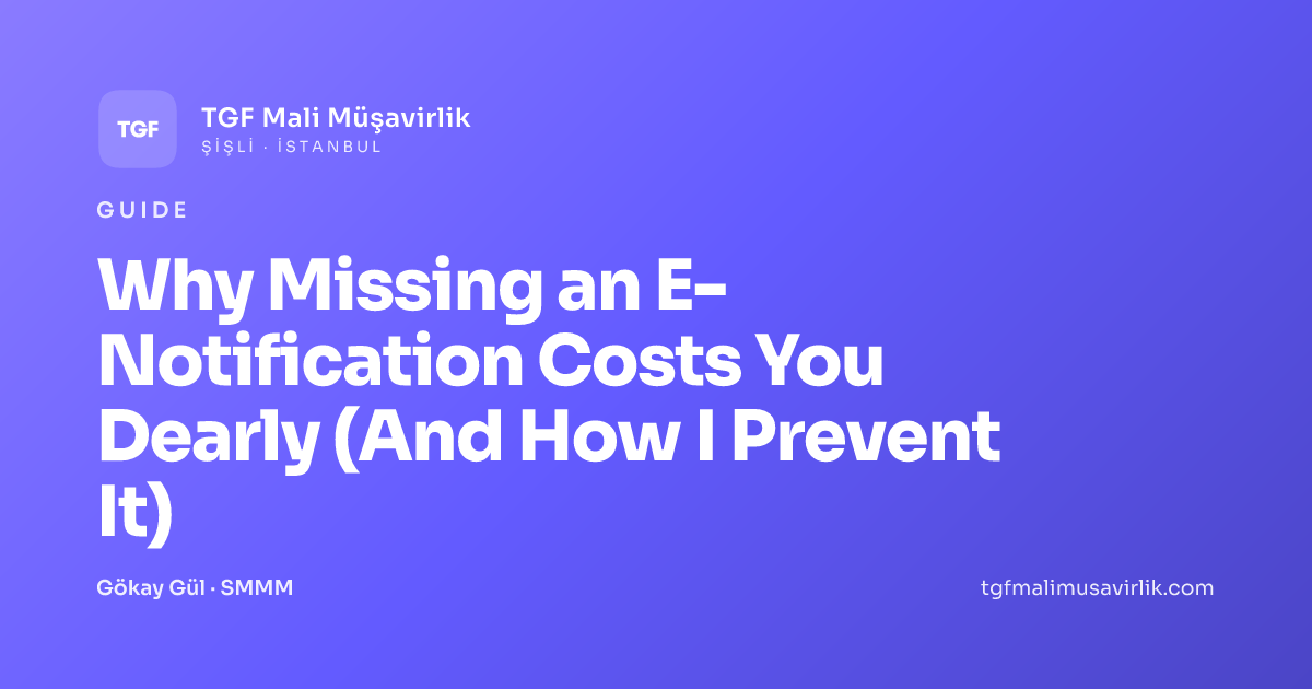 Why Missing an E-Notification Costs You Dearly (And How I Prevent It)